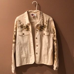 Vintage Jean jacket decorated